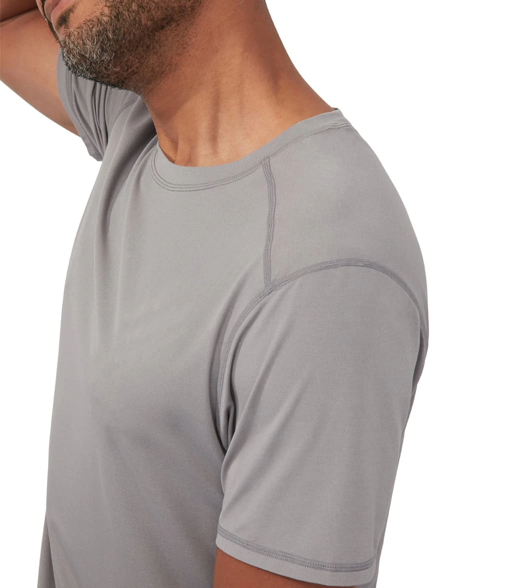 Manduka Men's Pro Tech Short Sleeve Tee Silver Filigree 4 Manduka Men's Pro Tech Short Sleeve Tee Silver Filigree - Image 2