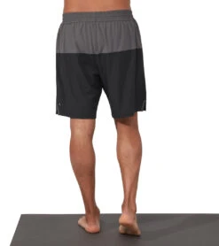 Manduka Men's Pro Classic Rise Shorts -Everyday Yoga 4372735623211 blackcombo 2a 1