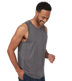 Manduka Men's Pro Tech Slim Fit Tank -Everyday Yoga 4372735787051 newgrey