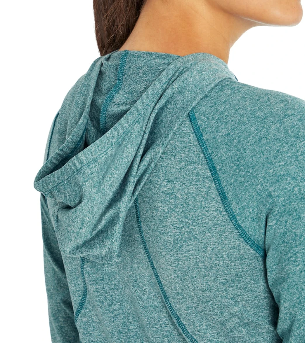 Balance Collection Flex Yoga Long Sleeve Heather Balsam Green 5 Balance Collection Flex Yoga Long Sleeve Heather Balsam Green - Image 3