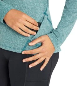 Balance Collection Flex Yoga Long Sleeve Heather Balsam Green 10 Balance Collection Flex Yoga Long Sleeve Heather Balsam Green -Everyday Yoga 4390756417579 heatherbalsamgreen 5a