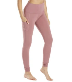 Everyday Yoga High Waisted Go-To Pocket Leggings 28" Dusty Rose -Everyday Yoga 4435085099051 dustyrose