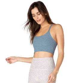 Beyond Yoga Spacedye Slim Racerback Cropped Tank Stormy Blue-Blue Cloud -Everyday Yoga 4459222958123 stormybluebluecloud 3a