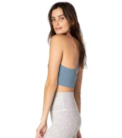 Beyond Yoga Spacedye Slim Racerback Cropped Tank Stormy Blue-Blue Cloud -Everyday Yoga 4459222958123 stormybluebluecloud 4a