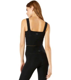 Beyond Yoga Spacedye Don't Get Twisted Cropped Yoga Tank -Everyday Yoga 4459285381163 darkestnight 4a