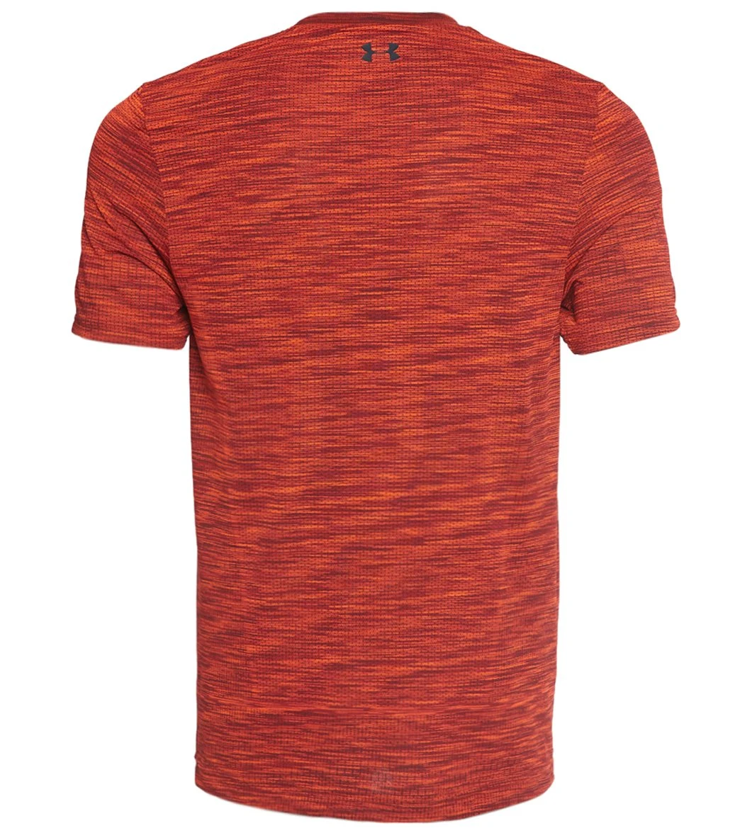 Under Armour Men's UA Vanish Seamless Short Sleeve Shirt Barn/Black 2 Under Armour Men's UA Vanish Seamless Short Sleeve Shirt Barn/Black