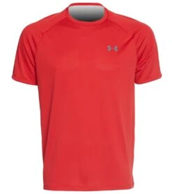 Under Armour Men's UA Tech 2.0 Short Sleeve Tee -Everyday Yoga 4473496305707 redgraphite 1a