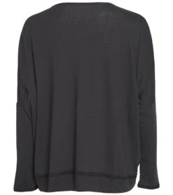 Onzie Vintage Long Sleeve Yoga Top Black