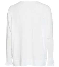 Onzie Vintage Long Sleeve Yoga Top White