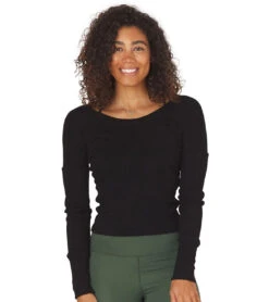 Glyder Comfort Long Sleeve Tee Black -Everyday Yoga 4484842422315 black