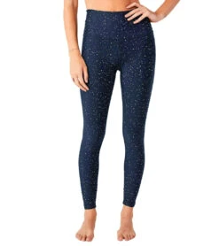 Beyond Yoga Alloy Sparkle High Waisted 7/8 Yoga Leggings 11 Beyond Yoga Alloy Sparkle High Waisted 7/8 Yoga Leggings -Everyday Yoga 4494095646763 nocturnalnavysilversparkle