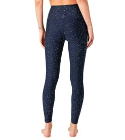 Beyond Yoga Alloy Sparkle High Waisted 7/8 Yoga Leggings 10 Beyond Yoga Alloy Sparkle High Waisted 7/8 Yoga Leggings -Everyday Yoga 4494095646763 nocturnalnavysilversparkle 4a