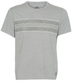 PrAna Men's Prospect Heights Graphic Short Sleeve Shirt 10 PrAna Men's Prospect Heights Graphic Short Sleeve Shirt -Everyday Yoga 4519932133419 greystripe 1