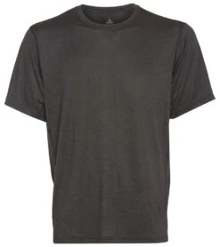 PrAna Men's Prevailor Short Sleeve Shirt -Everyday Yoga 4519932559403 black 1a