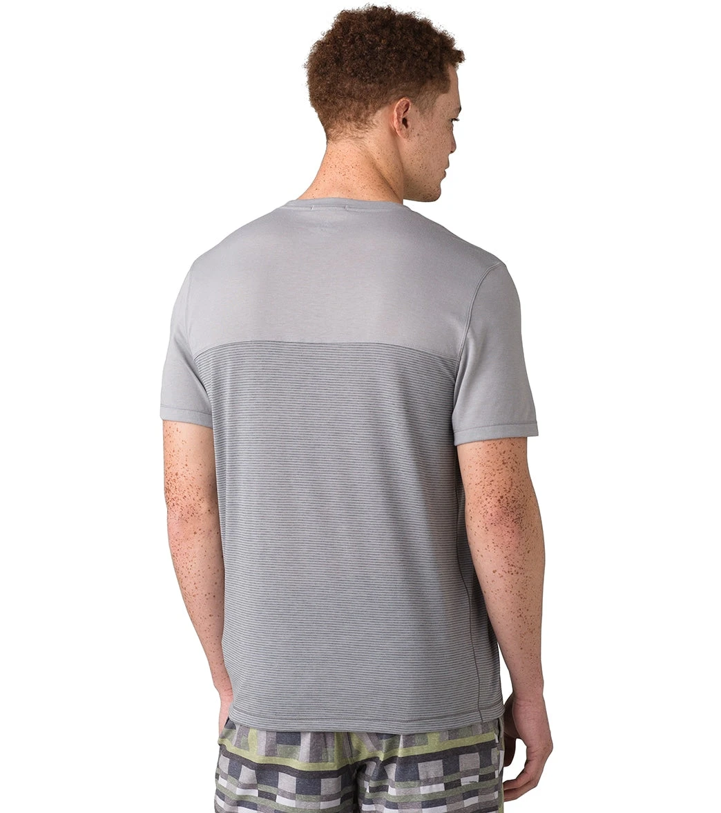 PrAna Men's Milo Short Sleeve Tee Grey 3 PrAna Men's Milo Short Sleeve Tee Grey