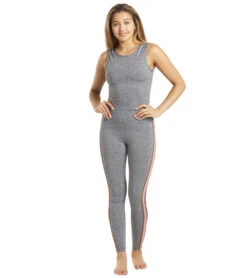 Spiritual Gangster Twisted Open Back Tank Heather Gray -Everyday Yoga 4521741353003 heathergray 4a