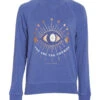 Spiritual Gangster Cosmos Old School Pullover 1 Spiritual Gangster Cosmos Old School Pullover -Everyday Yoga 4521741975595 dazzlingblue 1a