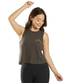 Spiritual Gangster Look Crop Tank Vintage Black 11 Spiritual Gangster Look Crop Tank Vintage Black -Everyday Yoga 4521744662571 vintageblack