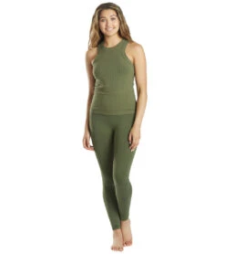 Free People Blissed Out Yoga Tank 34 Free People Blissed Out Yoga Tank -Everyday Yoga 4812141789227 cargokhaki 4a