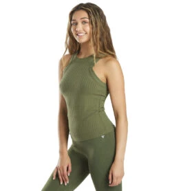 Free People Blissed Out Yoga Tank 35 Free People Blissed Out Yoga Tank -Everyday Yoga 4812141789227 cargokhaki 5a