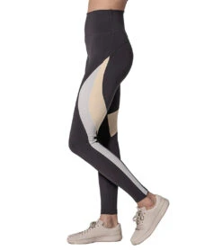 925Fit Fashion Insta Yoga Leggings Slate