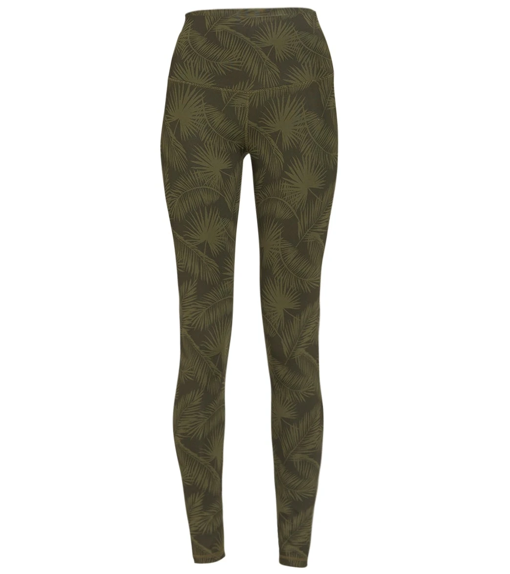 DYI Printed Signature Yoga Leggings Stem Swirl Moss 4 DYI Printed Signature Yoga Leggings Stem Swirl Moss - Image 2