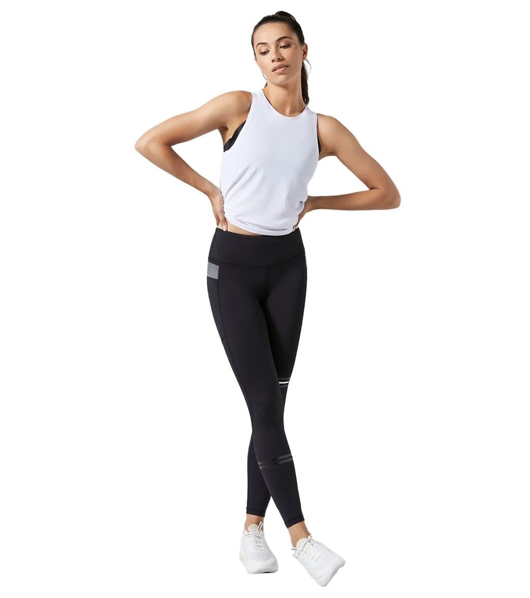 Lilybod Kendall Tie Back Yoga Tank White 4 Lilybod Kendall Tie Back Yoga Tank White - Image 2