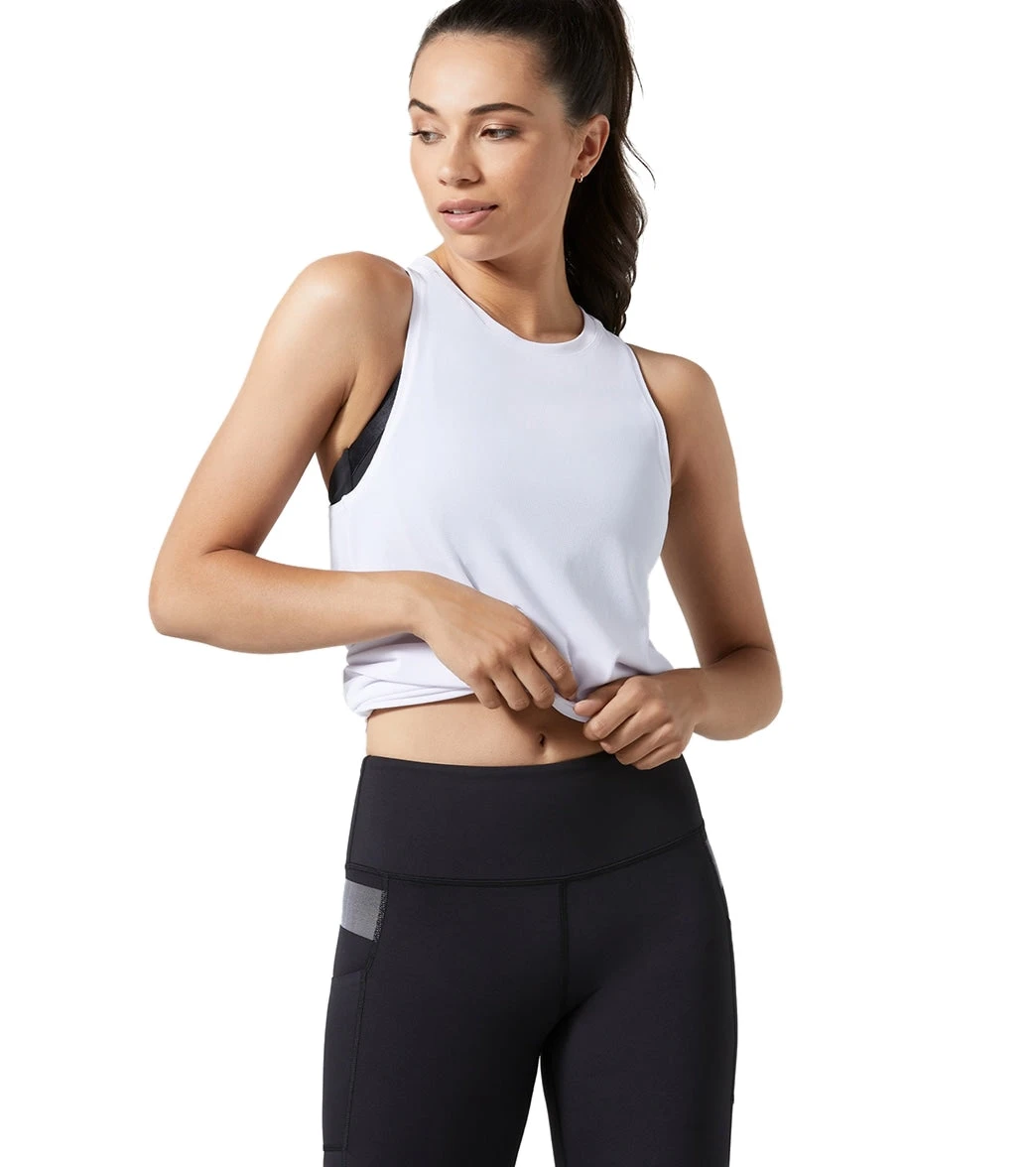 Lilybod Kendall Tie Back Yoga Tank White 6 Lilybod Kendall Tie Back Yoga Tank White - Image 4