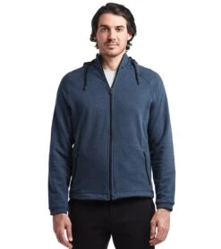 Public Rec Weekend Full Zip Heather Navy -Everyday Yoga 4851051036715 heathernavy 1