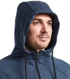 Public Rec Weekend Full Zip Heather Navy -Everyday Yoga 4851051036715 heathernavy 4a 1