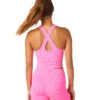 Beyond Yoga Leopard Studio Cropped Yoga Tank Top Electric Pink -Everyday Yoga 4855679942699 electricpink 2a