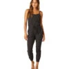 Beyond Yoga Featherweight Spacedye Everyday Lounger Midi Jumpsuit -Everyday Yoga 4855714644011 darkestnight 1a