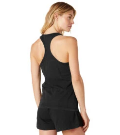 Beyond Yoga Stay In Racerback Yoga Tank Washed Black
