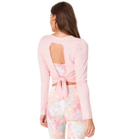 Onzie Tie Back Long Sleeve Top 41 Onzie Tie Back Long Sleeve Top -Everyday Yoga 4869857476651 petal 3a