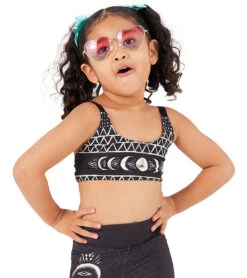Onzie Girl's Graphic Elastic Yoga Sports Bra -Everyday Yoga 4885730426923 laslunas 1