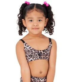 Onzie Girl's Elastic Yoga Sports Bra Leopard 9 Onzie Girl's Elastic Yoga Sports Bra Leopard -Everyday Yoga 4885730492459 leopard
