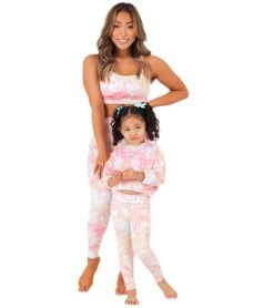 Onzie Girl's Yoga Leggings -Everyday Yoga 4885730820139 roseallday 3a 1