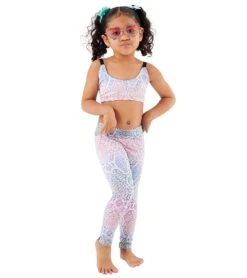 Onzie Girl's Yoga Leggings -Everyday Yoga 4885730852907 rainbowsnake 4a 1
