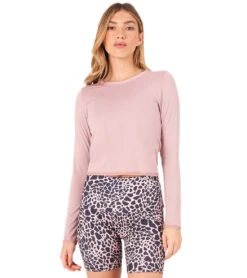 Onzie Tie Back Long Sleeve Top 29 Onzie Tie Back Long Sleeve Top -Everyday Yoga 6540566921259 woodrose