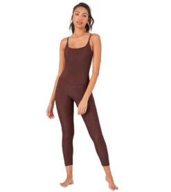 Onzie Long Rib Leotard Brown Rib 7 Onzie Long Rib Leotard Brown Rib -Everyday Yoga 6540579962923 brownrib