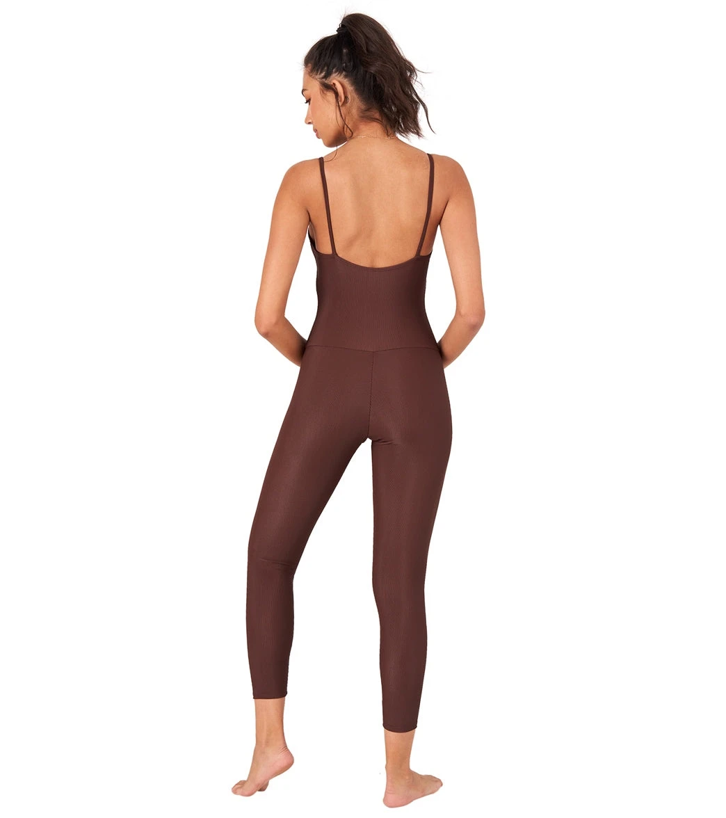 Onzie Long Rib Leotard Brown Rib 4 Onzie Long Rib Leotard Brown Rib - Image 2