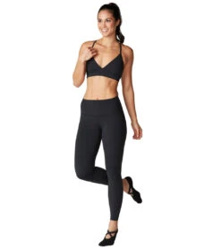 Tavi High Waisted 7/8 Yoga Leggings -Everyday Yoga 6561126187051 ebony 6a
