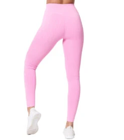 NUX One By One Seamless Yoga Leggings Knockout Pink