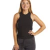 Free People Blissed Out Yoga Tank -Everyday Yoga 6573265158187 black 1a