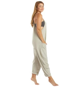 Free People Hot Shot Onesie Green Smoke