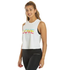Spiritual Gangster Active Crop Tank -Everyday Yoga 6577302077483 white 5a