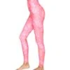Spiritual Gangster Intent 7/8 High Waisted Leggings Pink Glow Print -Everyday Yoga 6577302208555 pinkglowprint 2a