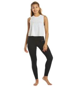 Spiritual Gangster Warrior Active Crop Tank White -Everyday Yoga 6577303224363 white 4a