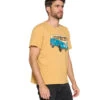 Yak & Yeti Vintage Hippie Van Life Men's T Shirt Mustard 2 Yak & Yeti Vintage Hippie Van Life Men's T Shirt Mustard -Everyday Yoga 6577635917867 mustard 2a 1