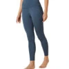 Beyond Yoga Heather Rib High Waisted 7/8 Yoga Leggings Mineral Blue Heather Rib -Everyday Yoga 6582218686507 mineralblueheatherrib 2a